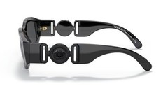 VERSACE VE4361 536087 53mm Black Dark Grey Men’s Sunglasses