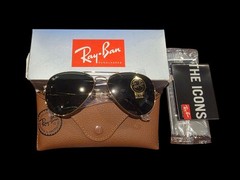 Ray-Ban Aviator Sunglasses RB3025 Gold Frame Brown Gradient Lens 001/51 62mm NEW