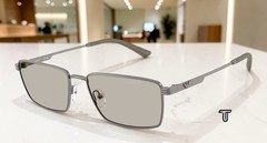 EMPORIO ARMANI EA2169 3425 3 Matte Grey Light Brown 57 mm Men’s Sunglasses