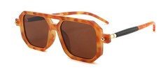 Sunglasses Fashion Designer Flat Top Square Retro Business Men Fancy Shades 2026