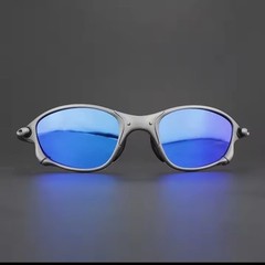 Oakley Penny & Juliet Metal Polarized Sunglasses Silver Frame/Silver Lens Retro