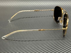RAY BAN RB3735 001 58 Arista Gold Green Polarized Unisex 60 mm Sunglasses