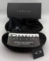 Oakley Holbrook Sunglasses Gray Frame Black Lens With Box, Case, & Accessories