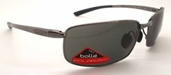 Brand New Vintage Bolle Benton 11565 Polarized Sunglasses. Gunmetal / Grey