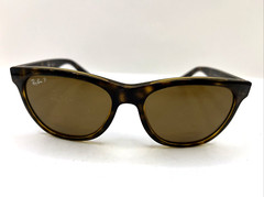 Ray Ban P Sunglasses RB4184 710/83 Italy Designer Fashion Brown 54-17-145 *READ*
