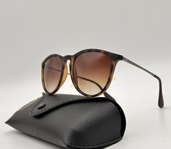 RB4171 Ray-Ban Erika Polarized Sunglasses Tortoise Frame Brown Gradient 54mm
