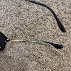Ray Ban ITALY CHRIS RB4187 6390/80 54-18-145 TORTOISE GOLD SUNGLASSES AS IS