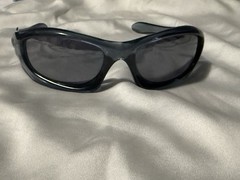 Oakley Unknown Crystal Black Sunglasses Clear Gray Discontinued AB