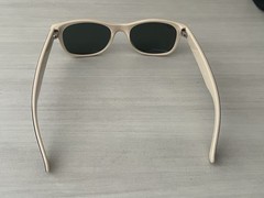 Ray-Ban RB2132 875 NEW WAYFARER Sunglasses Black Beige 52-18 145 3N w/Case RARE