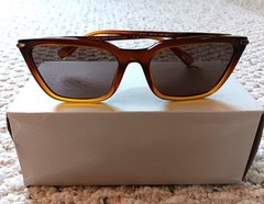 New MICHAEL KORS MK2250U Everglades Amber Gradient, 58 Cat Eye Sunglasses w Case