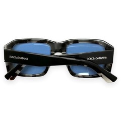 Dolce Gabbana Sunglasses DG 4430F 3403/1U Black on Gray Havana Blue with Case