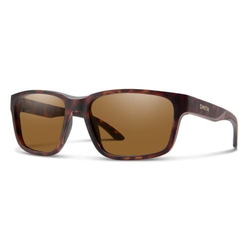 Smith Basecamp Square Sunglasses Tortoise Havana Gold/ChromaPop Polarized Brown
