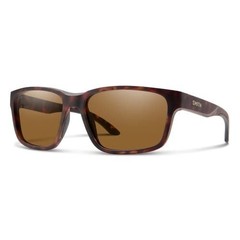 Smith Basecamp Square Sunglasses Tortoise Havana Gold/ChromaPop Polarized Brown