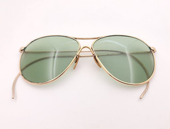 Vintage American Optical AO Ful-Vue Green Aviator 1/10 12k GF