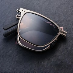 Portable Sunglasses New Ultra Light Stainless Steel Folding Sunglasses