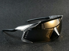 Oakley Penny Sunglasses|Transparent Grey Frame Solid Dark Black Plain Lenses