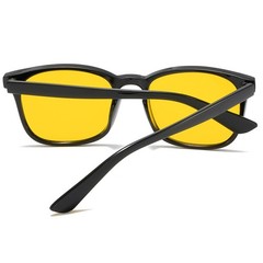 Night Vision Glasses for Driving Square Anti Glare UV400 Protection Lightweig…
