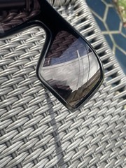 Used Oakley Oil Rig II 03-460 – Polished Black Frame – Warm Grey Lenses
