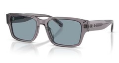 Coach HC8441U 553772Transparent Grey – Light Blue 55mm Sunglasses / New
