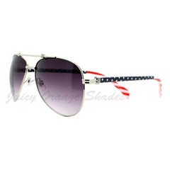 USA American Flag Patriotic Unisex Pilot Sunglasses UV Protection