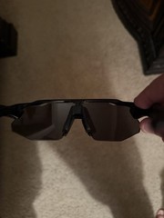 Oakley Radar EV Sunglasses Mens One Size Black Gray Shield Sport OO9208-5238
