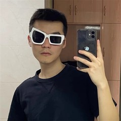 Irregular Square Sunglasses UV400 Unisex Asymmetrical Casual Party Eyewear