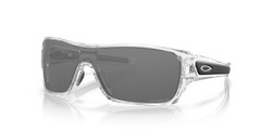 Oakley Turbine Rotor Polished Clear/Prizm Black Polarized Sunglasses OO9307-1632