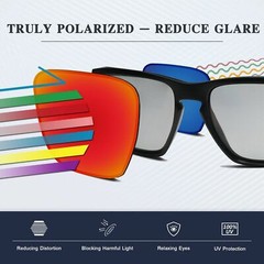 POLARIZED Replacement Lens for-OAKLEY Fives Squared OO9238 Sunglasses