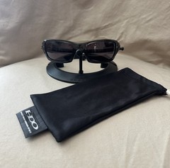 Oakley Fives Squared Sunglasses – Crystal Gray Smoke Frames w/ Grey Lenses