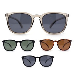 Polarized Gentlemanly Minimal Keyhole Bridge Thin Horn Rim Sunglasses
