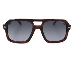 Carrera Men’s 55 mm Brown Horn Sunglasses CA317-S-EX4-9O