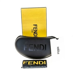 FENDI SPORT Baguette 40088 Black Gold Wrap Lanyard Mask Sunglasses FE40088U-Y