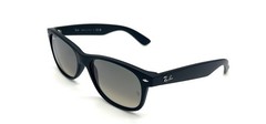 Ray Ban Sunglasses New Wayfarer Black Non Polarized Grey RB2132 55mm