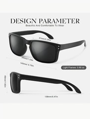 3 Pair Sport Sunglasses Polarized UV400 Protection Men’s/Women’s Outdoor Eyewear