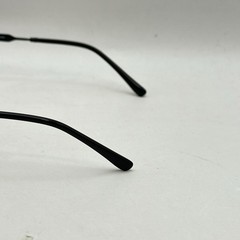 Ray Ban Mens Rimless Irregular Thin Metal Polarized Sunglasses RB3768 Black/Gray