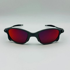 New Oakley X-Metal Juliet Sunglasses Grey Frames/ Ruby Lens