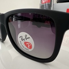 US Ray-Ban RB4165 622/T3 Justin Polarized Sunglasses Grey Classic Frame 54mm