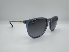 Ray-Ban Erika RB4171 Transparent Blue Frame/Grey Gradient Polarized Lenses