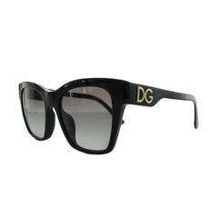 DOLCE&GABBANA DG Logo Black Full Rim Sunglasses Unisex 5.6in (14.3cm) Wide Very