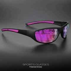 Polarized Sports Sunglasses for Men Wrap Around UV Protection Cycling Outdoor