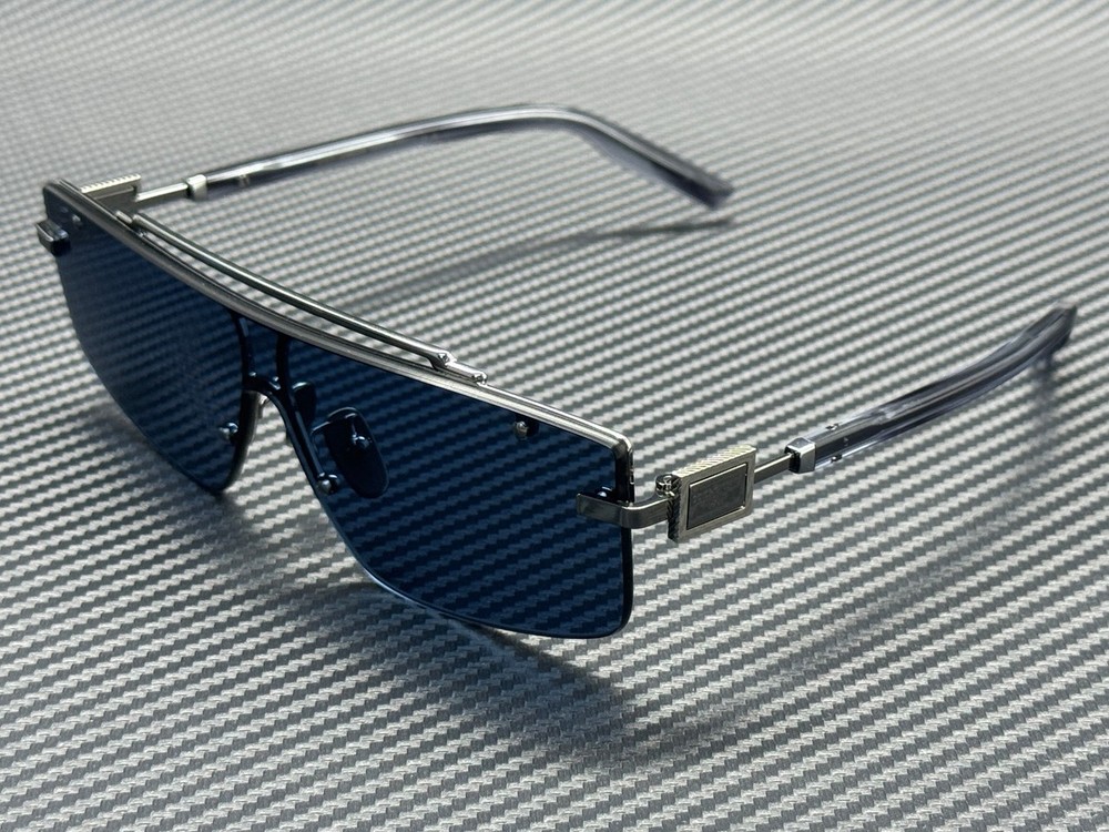 DOLCE & GABBANA DG2335 04 80 Gunmetal Solid Blue Men’s 70 mm Sunglasses