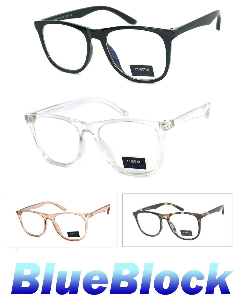 Blue Light Blocking Glasses Computer Gaming Retro Eyewear Vision Care Protection