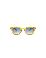 Sunglasses with yellow frame glass and blue lenses PIFWEAR Lube 2401D