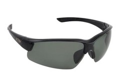 Sea Striker King Neptune Sunglasses Black Frame /Solid Grey Lenses