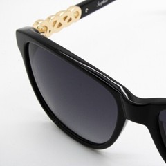 1 Unit New Solvari Black Polarized Gradient Lens Sunglasses 56-15-135 #612