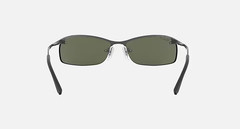Ray-Ban RB3183 004/9A 3P 63-15 Gunmetal Sunglasses with Green Gradient Lens NEW