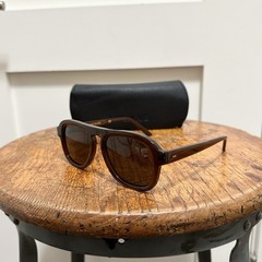 $400 Lowercase NYC Sunglasses Hustler Sun Brown Espresso 53/19/150 New York City