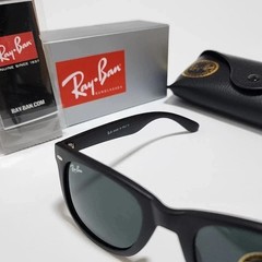 Ray-Ban RB2140 Wayfarer Classic Sunglasses 50mm Sunglass Matte Frame Gray Lens-