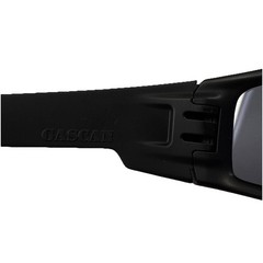 Oakley Men’s Gascan Rectangular Sunglasses – Matte Black/ Grey + Eyewear Leash