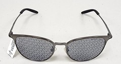 Michael Kors Men’s Caden MK1059 Printed Round Matte Gunmetal Sunglasses NWT